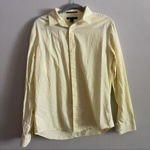 Men’s medium yellow button down by 21 men